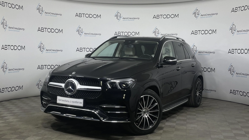 Автомобиль Mercedes-Benz GLE II поколение (V167) 450 3.0 AT 4Matic (367 л.с.) Sport Plus Чёрный 2021 с пробегом 64 045 км