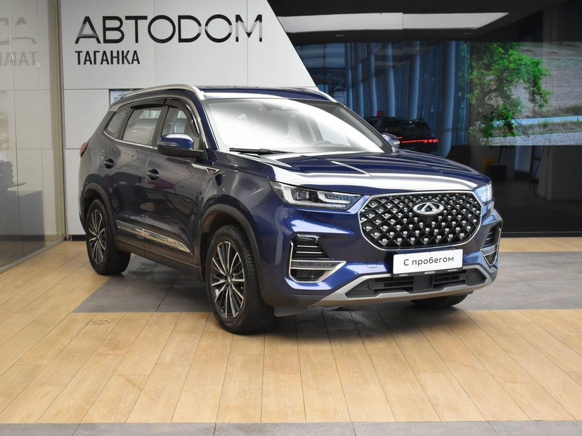 Автомобиль CHERY Tiggo 8 Pro I поколение 1.6 AMT (186 л.с.) Highline Синий 2022 с пробегом 73 000 км
