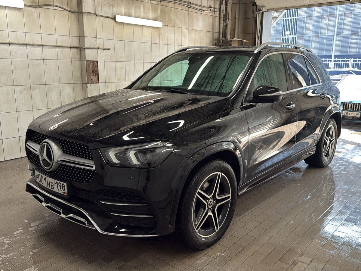Автомобиль Mercedes-Benz GLE II поколение (V167) 300 2.0d AT 4Matic (245 л.с.) Sport Plus Чёрный 2021 с пробегом 100 907 км
