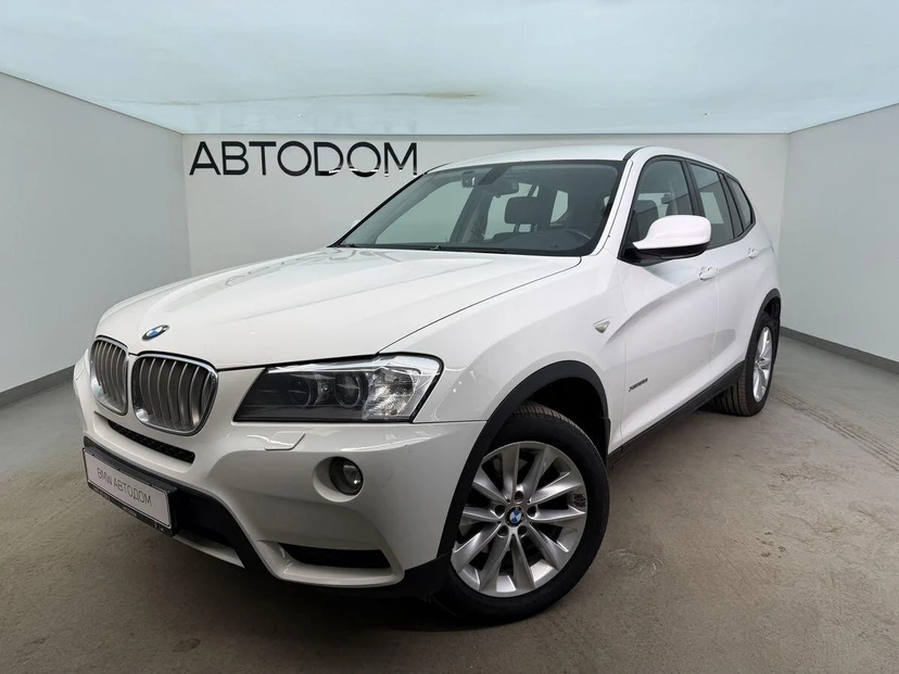 BMW X3 II поколение (F25) 2.0 AT 4WD (245 л.с.) Base Белый 2012 с пробегом 142 965 км