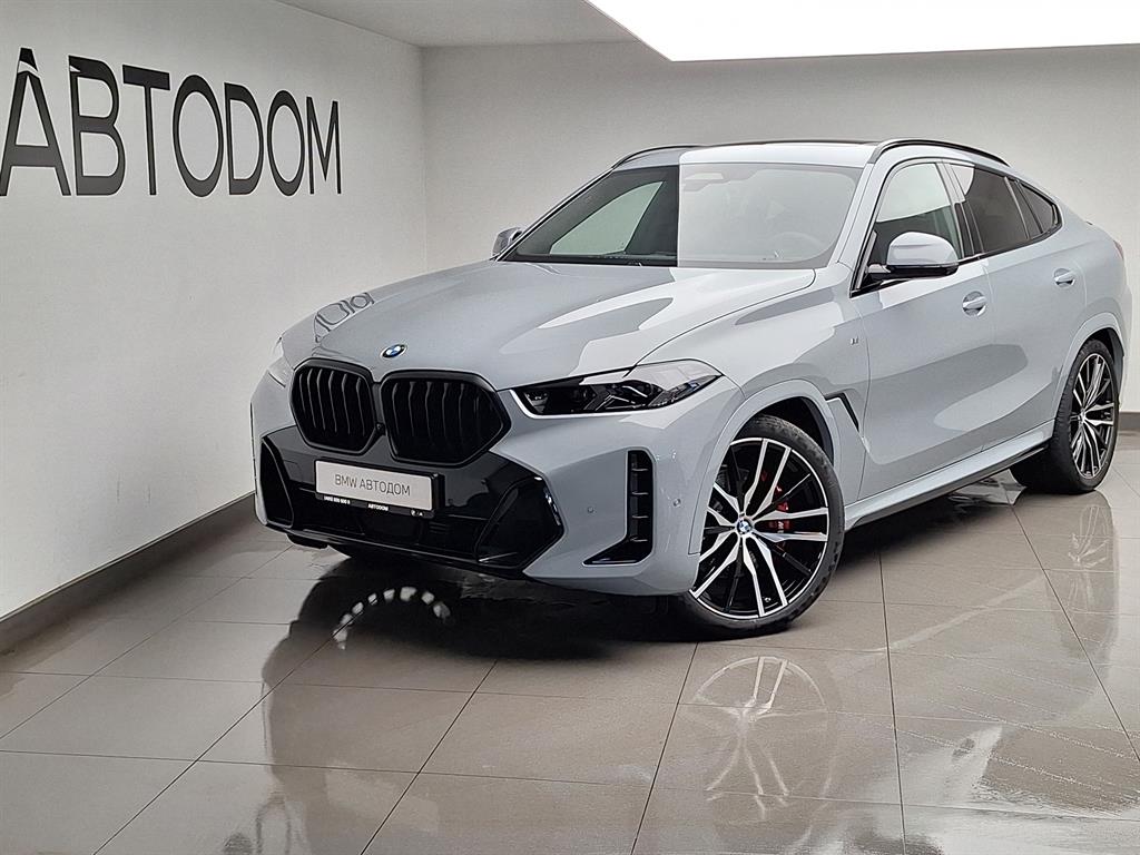 Автомобиль BMW X6 III (G06) [рестайлинг] 3.0d AT 4WD (286 л.с.) xDrive30d Серый 2025 