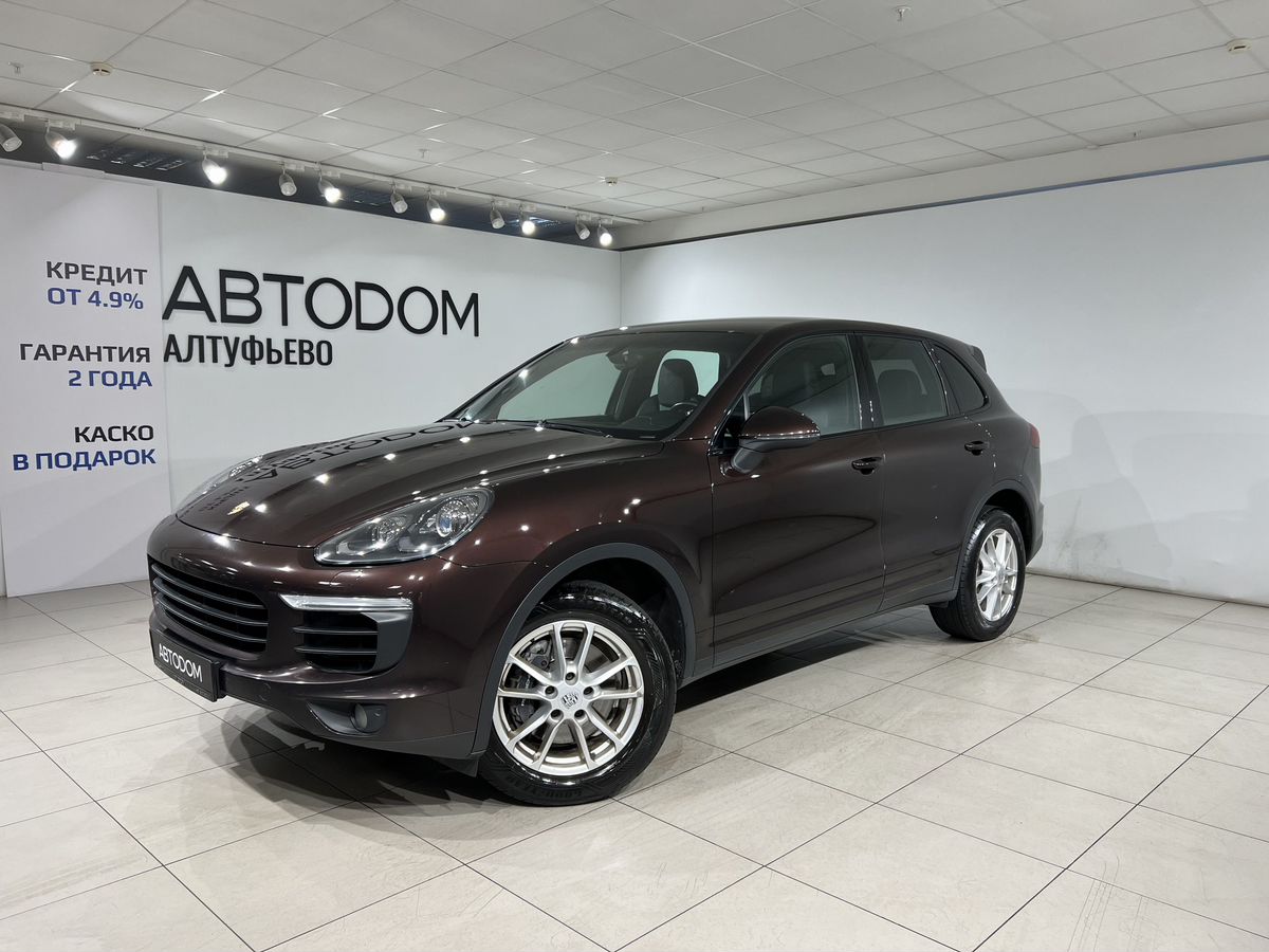 Porsche Cayenne II (958) [рестайлинг] 3.0d AT 4WD (245 л.с.) Base Коричневый 2016 с пробегом 254 034 км