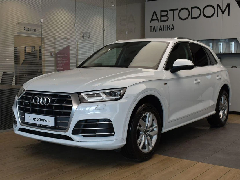 Audi Q5 II поколение (FY) 2.0 AMT 4WD (249 л.с.) Sport Белый 2020 с пробегом 112 317 км