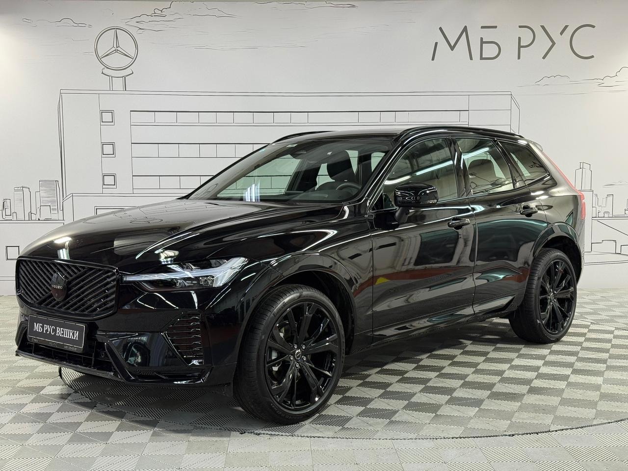 Автомобиль Volvo XC60 II [рестайлинг] 2.0 AT 4WD (249 л.с.) Inscription Чёрный 2025 