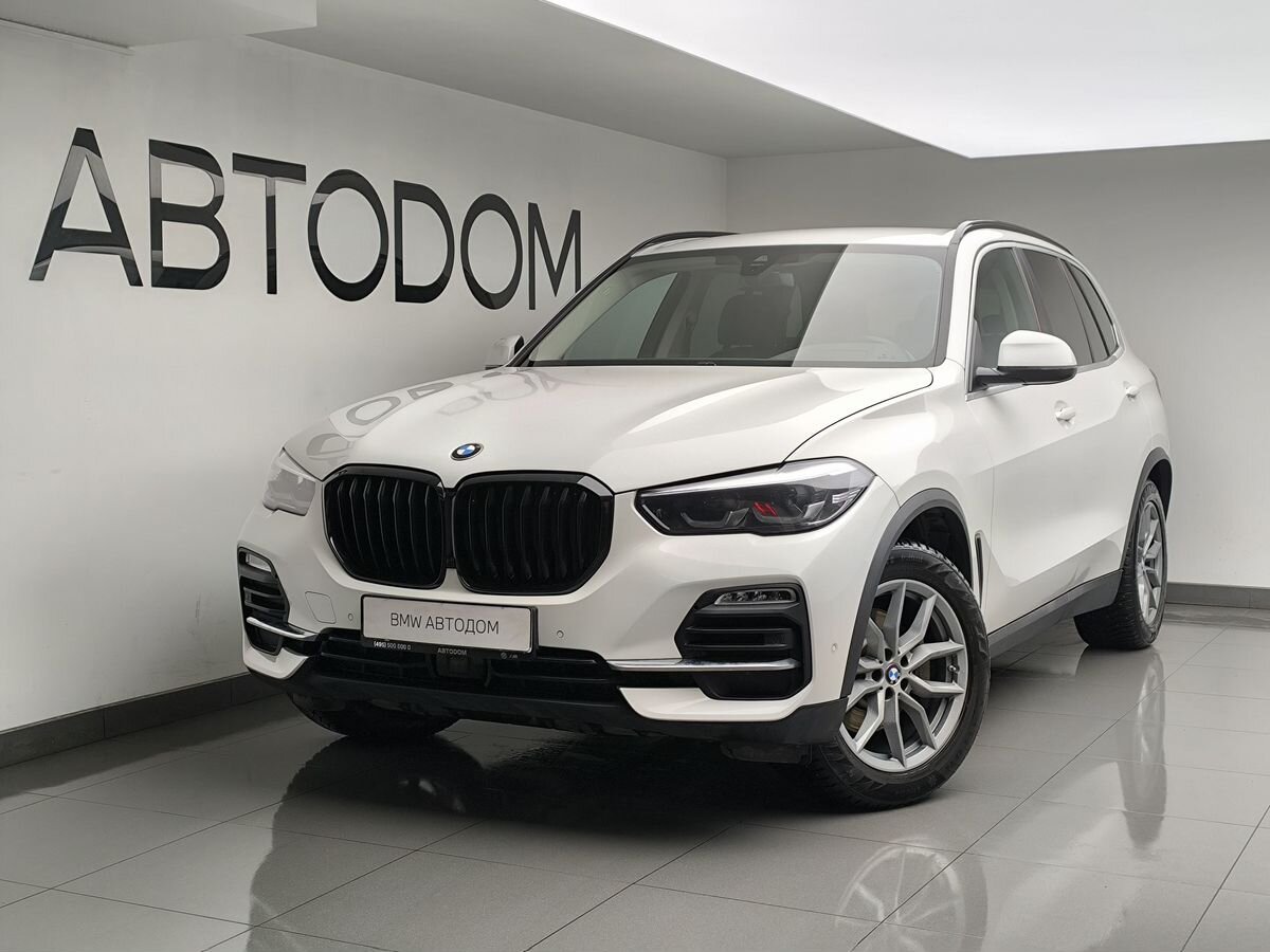 Автомобиль BMW X5 IV поколение (G05) 3.0d AT 4WD (249 л.с.) Business Plus Белый 2019 с пробегом 143 811 км