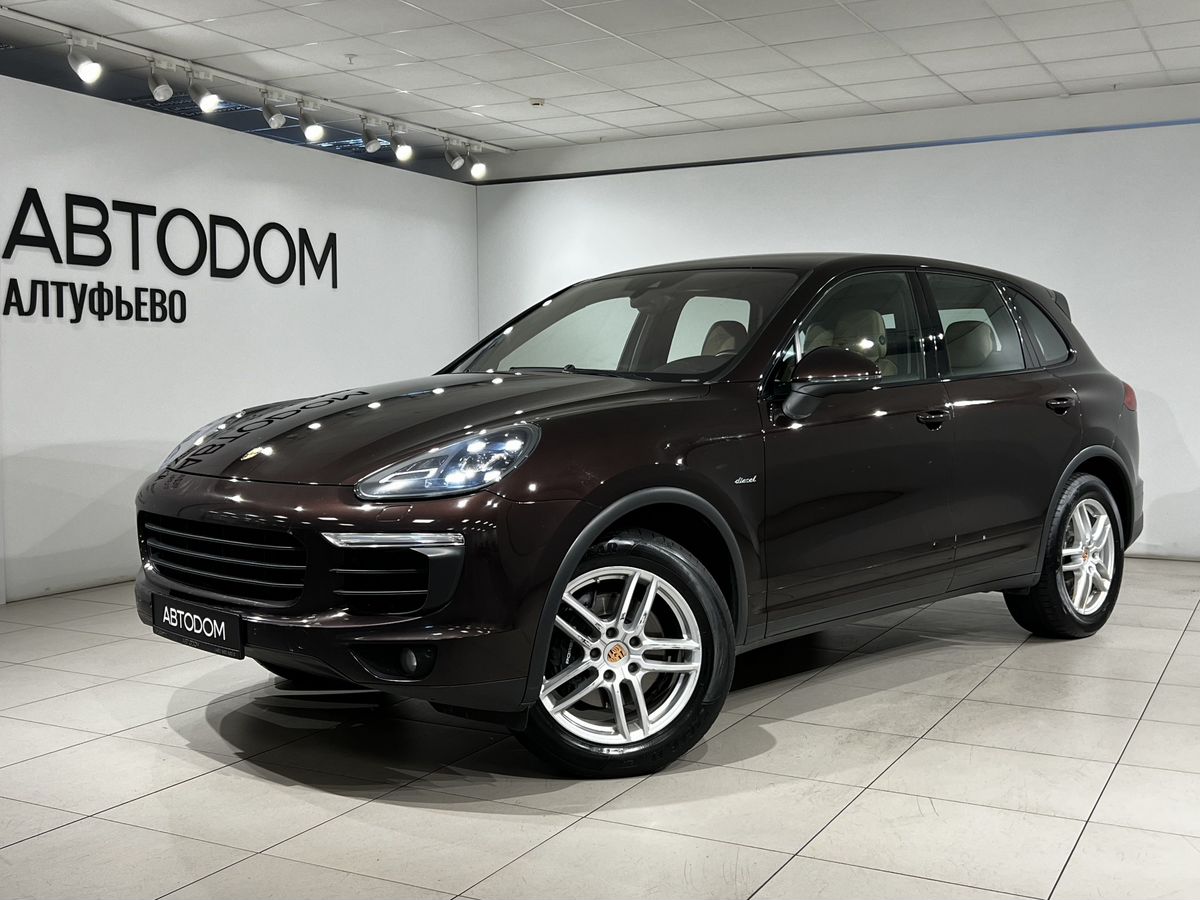 Porsche Cayenne II (958) [рестайлинг] 3.0d AT 4WD (245 л.с.) Base Коричневый 2015 с пробегом 163 250 км