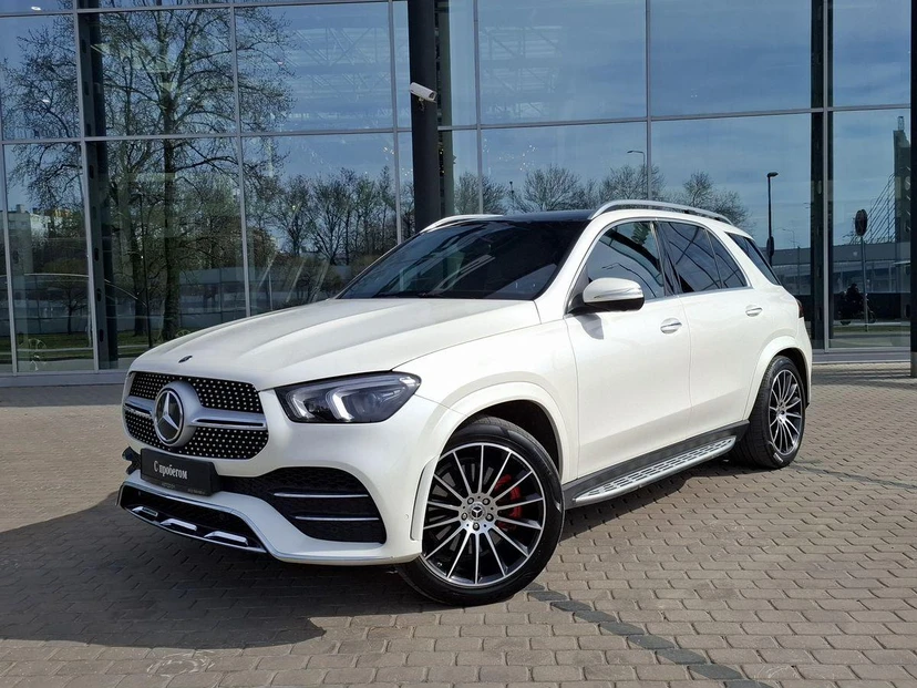 Автомобиль Mercedes-Benz GLE II поколение (V167) 450 3.0 AT 4Matic (367 л.с.) Sport Plus Белый 2022 с пробегом 44 141 км