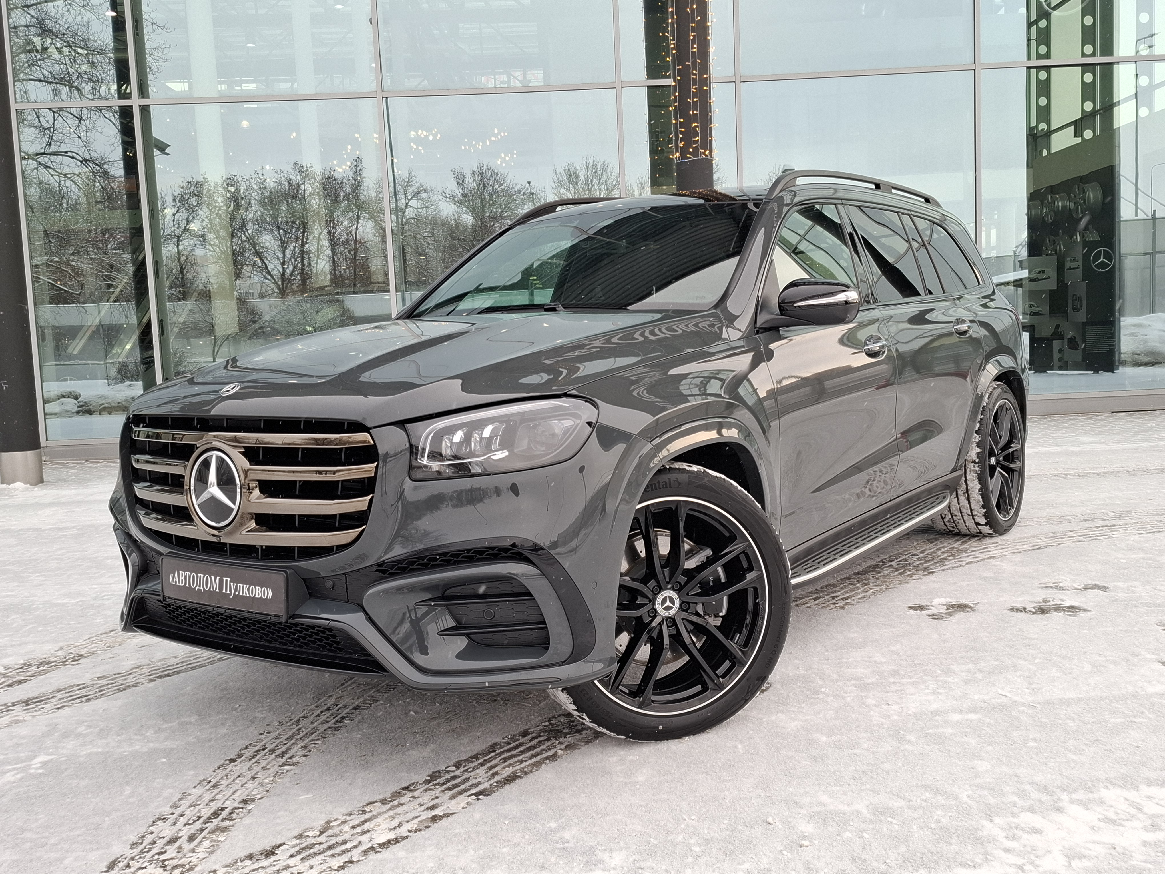 Автомобиль Mercedes-Benz GLS II (X167) [рестайлинг] 450 3.0 AT 4Matic (381 л.с.) Base Серый 2025 