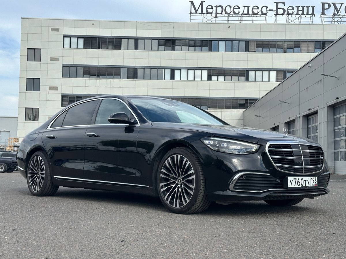 Mercedes-Benz S-Класс VII поколение (W223) 350 2.9d AT 4Matic (249 л.с.) Business Чёрный 2021 с пробегом 35 539 км