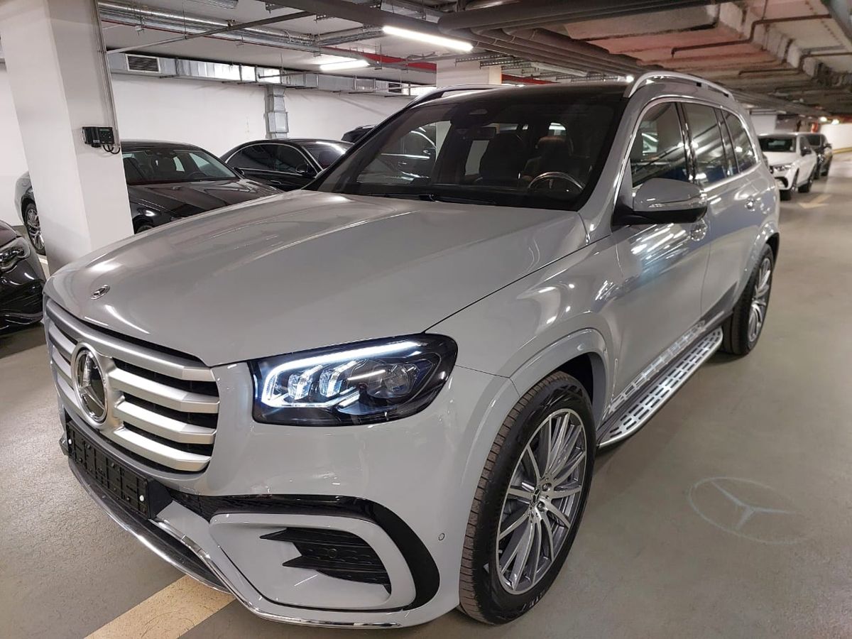 Автомобиль Mercedes-Benz GLS II (X167) [рестайлинг] 450 3.0d AT 4Matic (367 л.с.) Base Серый 2025 с пробегом 20 км