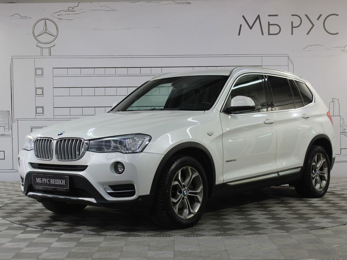 BMW X3 II (F25) [рестайлинг] 2.0d AT 4WD (190 л.с.) xLine Локальная сборка Белый 2016 с пробегом 152 000 км