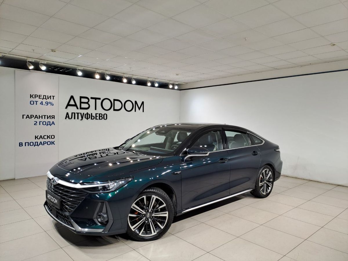 Автомобиль CHERY Arrizo 8 I поколение 1.6 AMT (186 л.с.) Ultimate SE Зелёный 2023 с пробегом 37 488 км