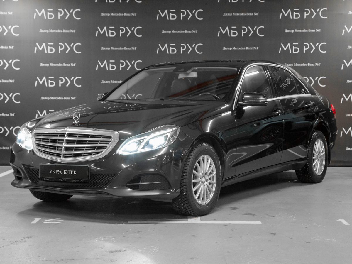 Mercedes-Benz E-Класс IV (W212/S212/C207) [рестайлинг] 200 2.0 AT (184 л.с.) Base Чёрный 2014 с пробегом 173 900 км