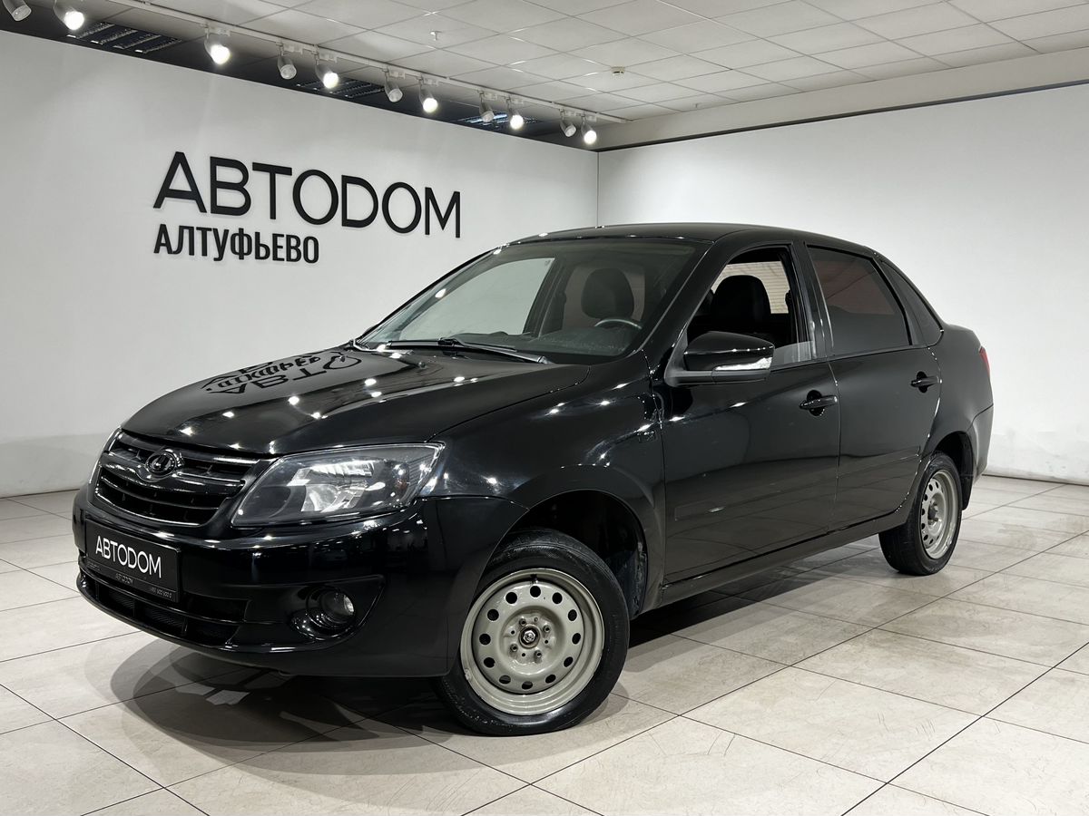 Lada (ВАЗ) Granta I поколение 1.6 MT (82 л.с.) Base Чёрный 2014 с пробегом 240 000 км