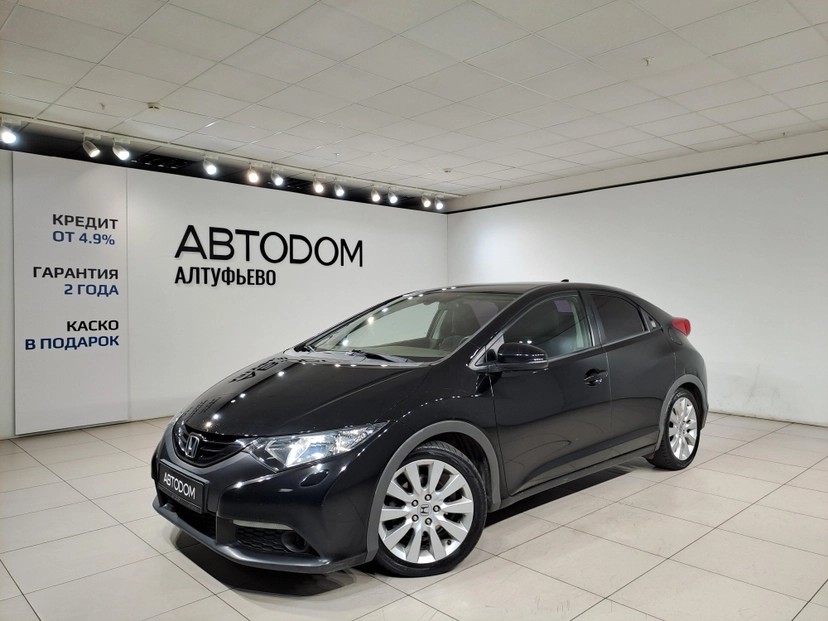 Автомобиль Honda Civic IX поколение 1.8 AT (142 л.с.) Executive Чёрный 2012 с пробегом 136 106 км