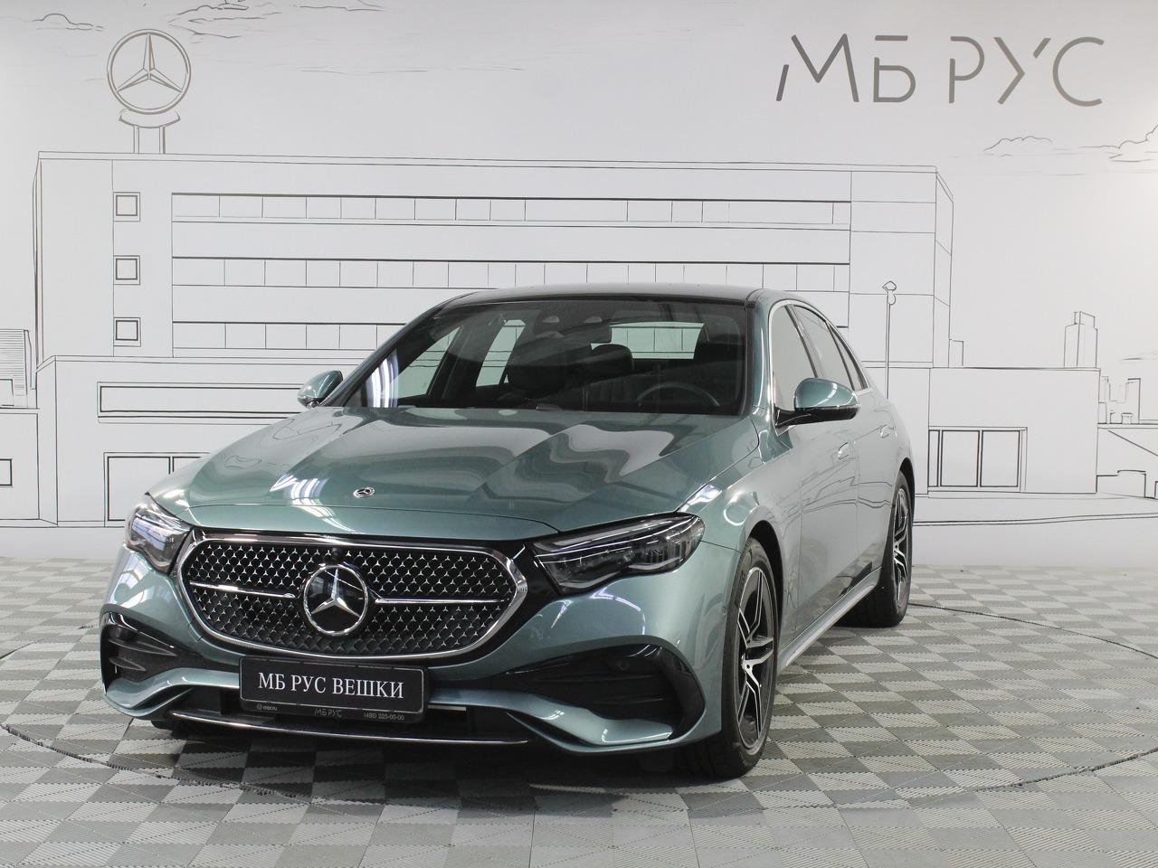 Автомобиль Mercedes-Benz E-Класс VI поколение (W214/S214) 2.0 AT 4Matic (258 л.с.) AMG Line Зелёный 2025 