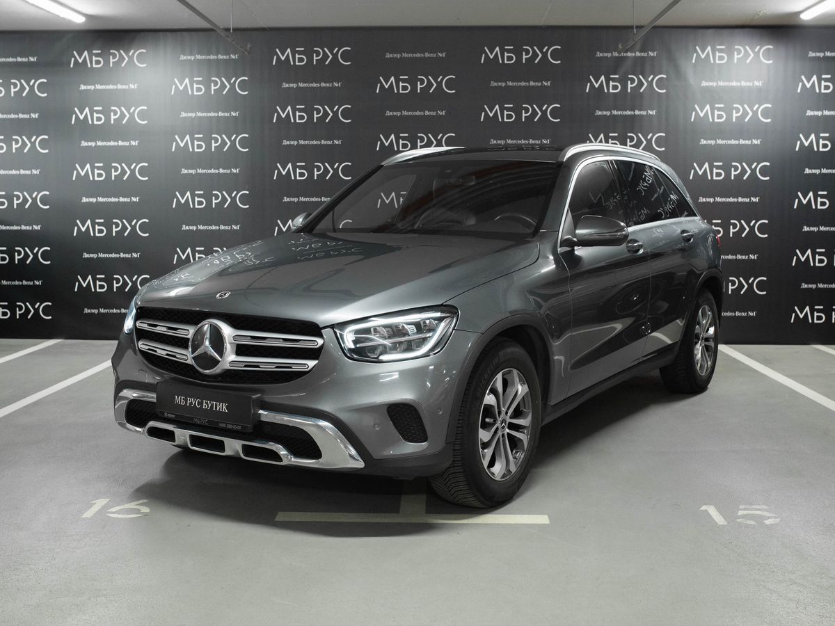 Mercedes-Benz GLC I (X253) [рестайлинг] 220 2.0d AT 4Matic (194 л.с.) Premium Серый 2021 с пробегом 72 928 км