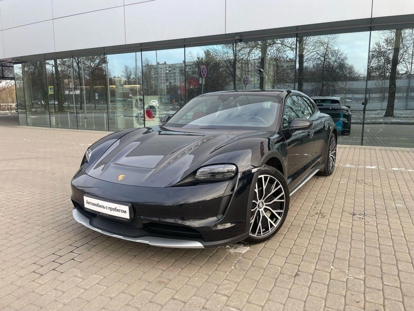 Автомобиль Porsche Taycan I поколение 4 Electro AT 4WD (350 кВт) 4 Чёрный 2022 с пробегом 15 320 км