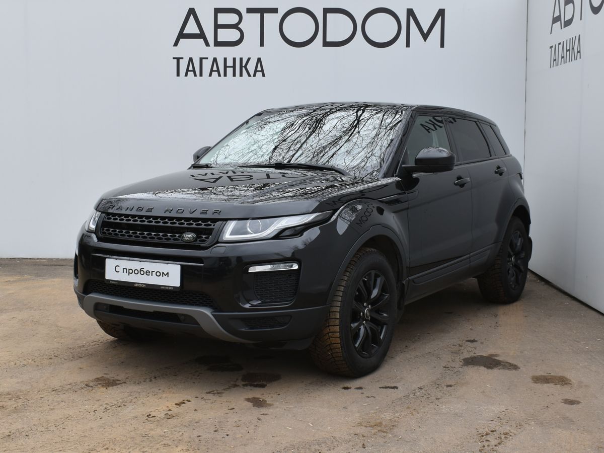 Автомобиль Land Rover Range Rover Evoque I [рестайлинг] 2.0 AT 4WD (240 л.с.) SE Чёрный 2018 с пробегом 93 500 км