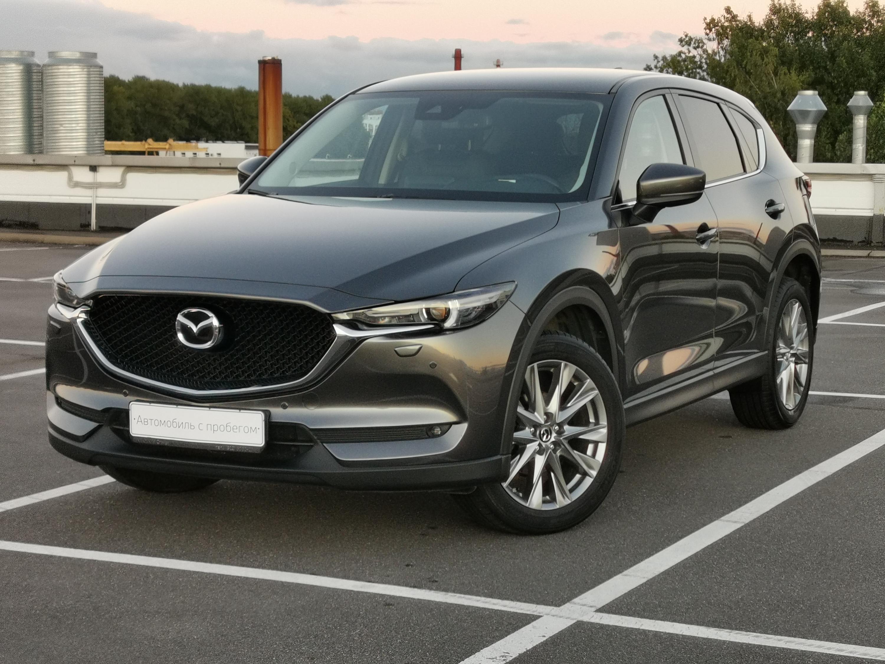 Автомобиль Mazda CX-5 II поколение 2.5 AT 4WD (194 л.с.) Supreme (2017-2020) Серый 2020 с пробегом 44000 км