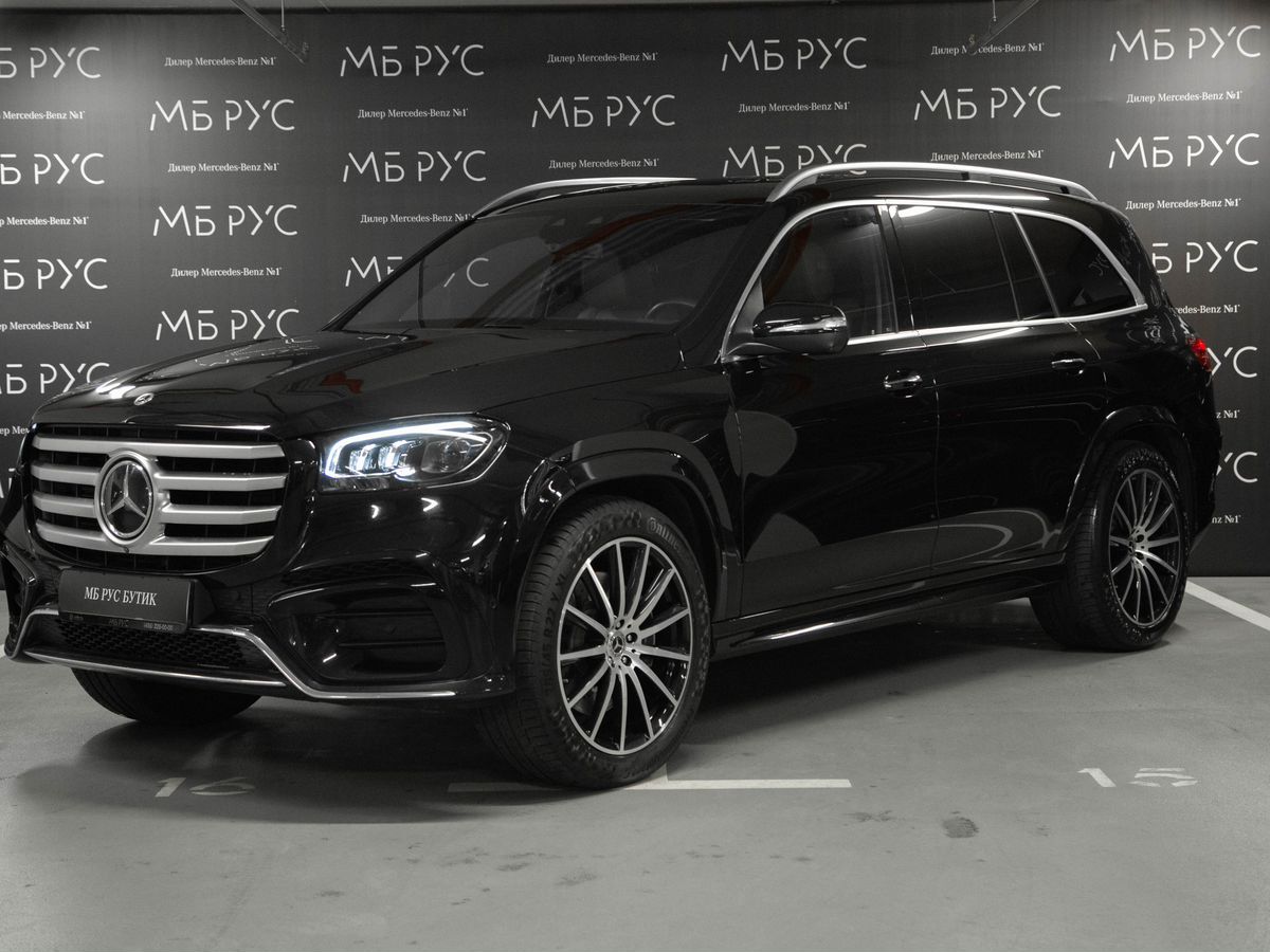 Mercedes-Benz GLS II (X167) [рестайлинг] 450 3.0 AT 4Matic (381 л.с.) Base Чёрный 2024 с пробегом 34 356 км