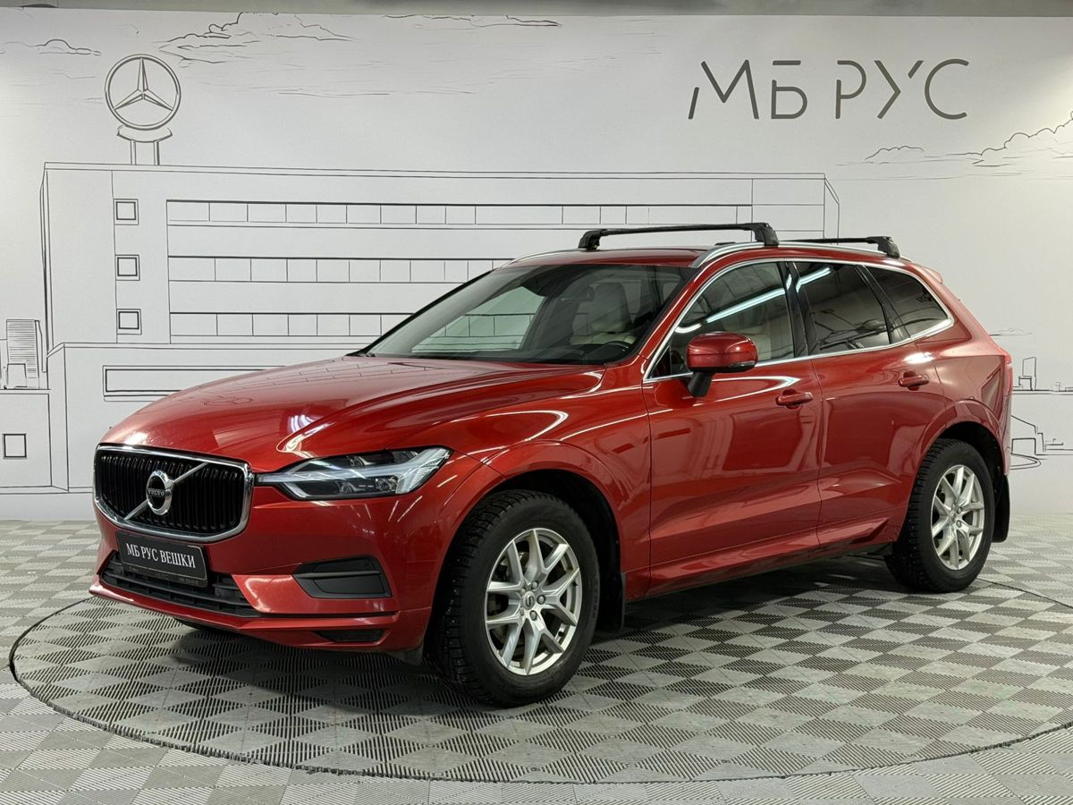 Автомобиль Volvo XC60 II поколение 2.0d AT 4WD (190 л.с.) Momentum Красный 2019 с пробегом 182 900 км