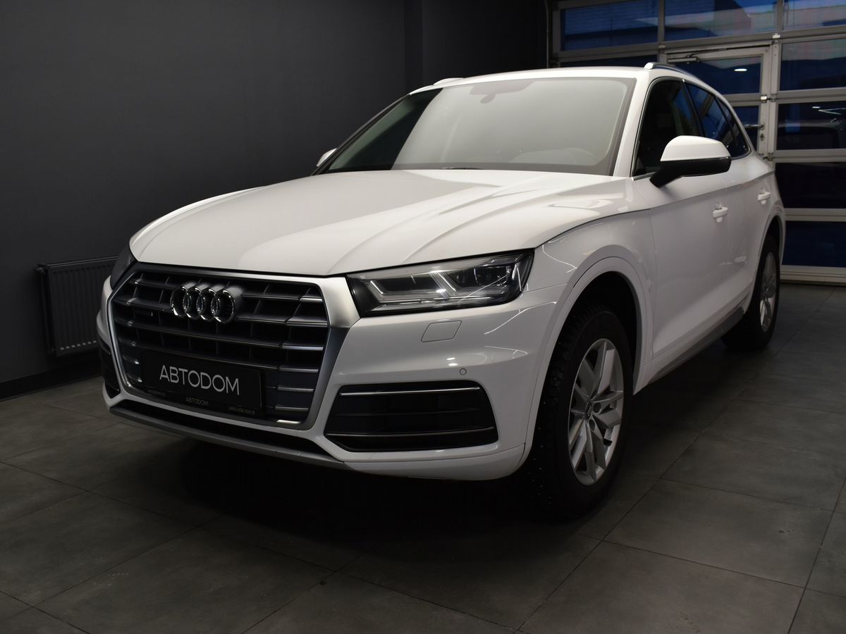 Автомобиль Audi Q5 II поколение (FY) 2.0 AMT 4WD (245 л.с.) Base Белый 2019 с пробегом 149 172 км