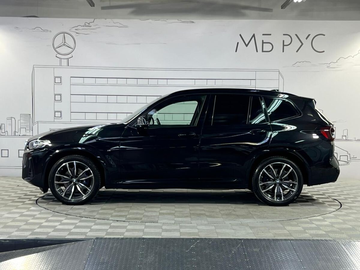 Автомобиль BMW X3 III (G01) [рестайлинг] 3.0d AT 4WD (249 л.с.) M Sport Plus Чёрный 2021 с пробегом 52 525 км