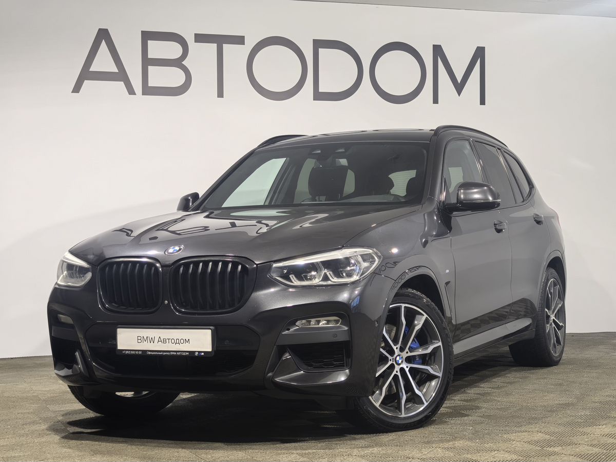 Автомобиль BMW X3 III поколение (G01) 3.0d AT 4WD (265 л.с.) Base Чёрный 2019 с пробегом 129 000 км