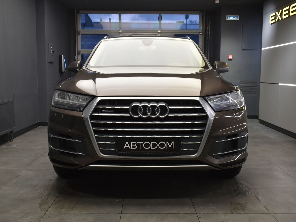 Автомобиль Audi Q7 II поколение (4M) 3.0d AT 4WD (249 л.с.) Business Коричневый 2015 с пробегом 191 000 км