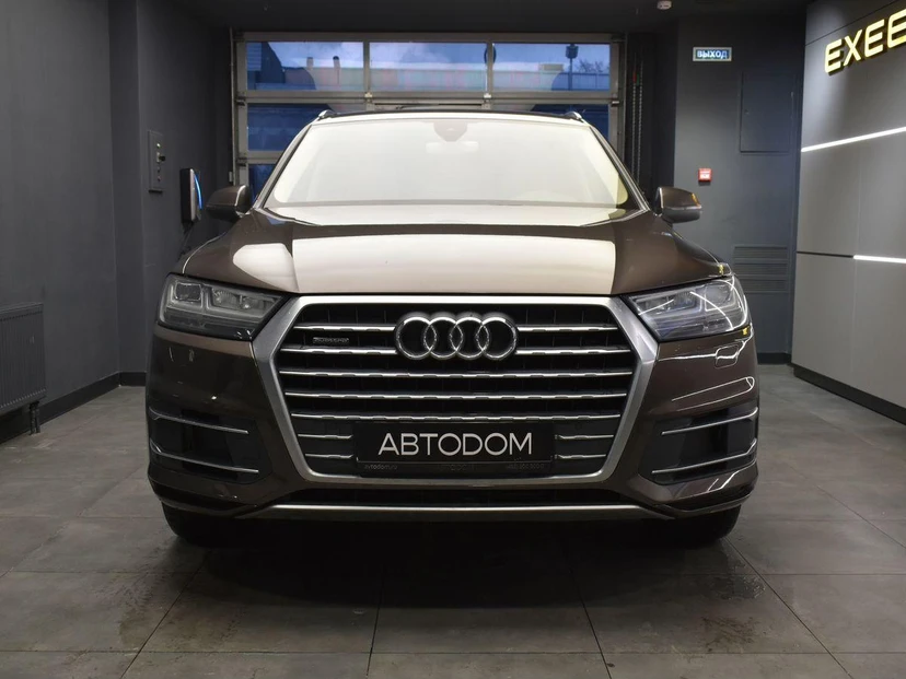 Автомобиль Audi Q7 II поколение (4M) 3.0d AT 4WD (249 л.с.) Business Коричневый 2015 с пробегом 191 000 км