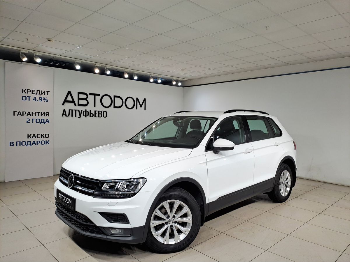 Volkswagen Tiguan II поколение 1.4 AMT 4WD (150 л.с.) Winter Edition Белый 2020 с пробегом 99 457 км