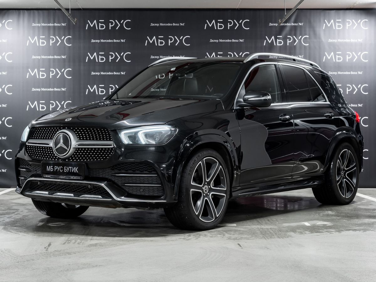 Автомобиль Mercedes-Benz GLE II поколение (V167) 300 2.0d AT 4Matic (245 л.с.) Base Чёрный 2021 с пробегом 97 500 км