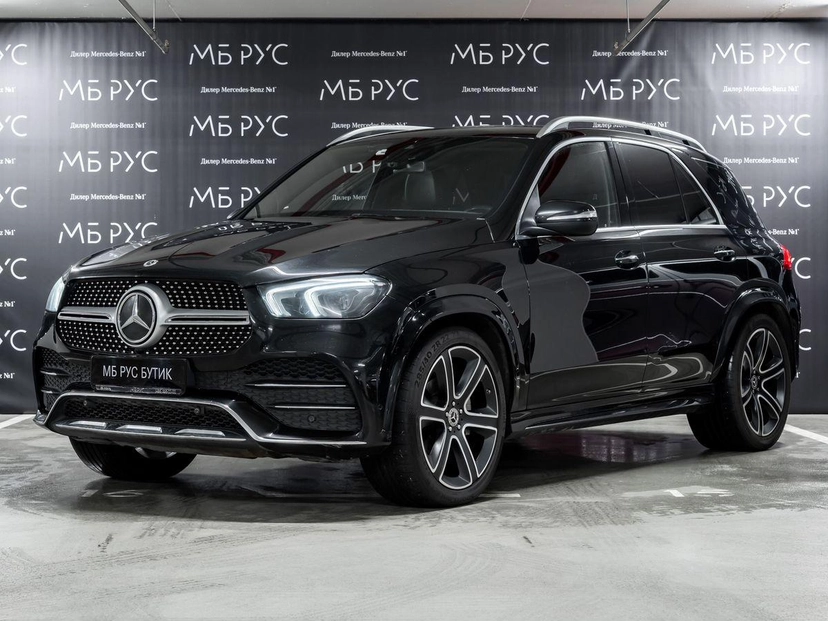 Автомобиль Mercedes-Benz GLE II поколение (V167) 300 2.0d AT 4Matic (245 л.с.) Base Чёрный 2021 с пробегом 97 500 км