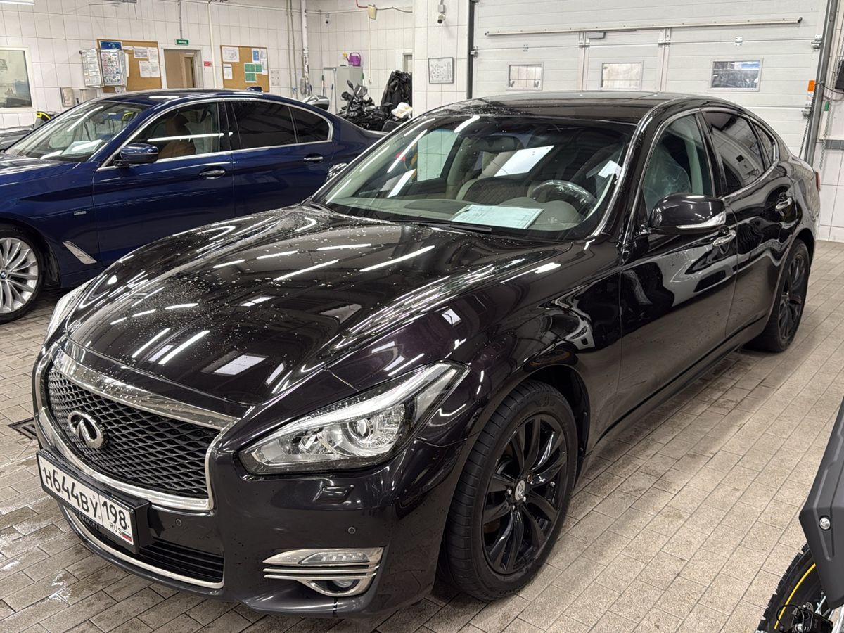 Infiniti Q70 I [рестайлинг] 2.5 AT (222 л.с.) Elite Чёрный 2016 с пробегом 170 548 км