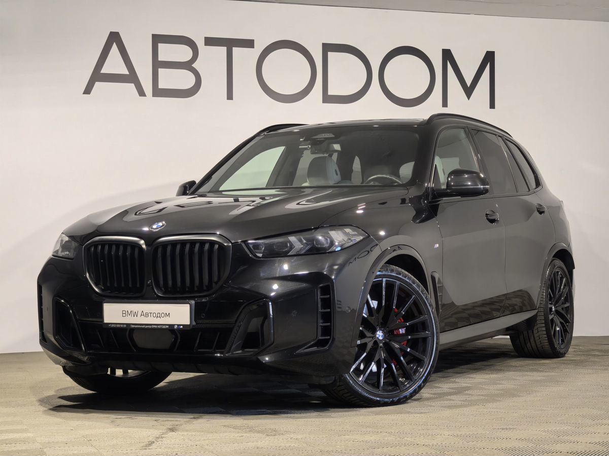 BMW X5 IV (G05) [рестайлинг] 3.0d AT 4WD (286 л.с.) M Sport Чёрный 2024 с пробегом 22 713 км
