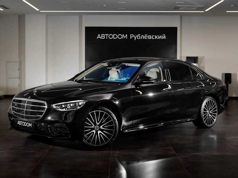 Автомобиль Mercedes-Benz S-Класс VII поколение (W223) 580 4.0 AT 4Matic (503 л.с.) Base Чёрный 2024 с пробегом 16 км