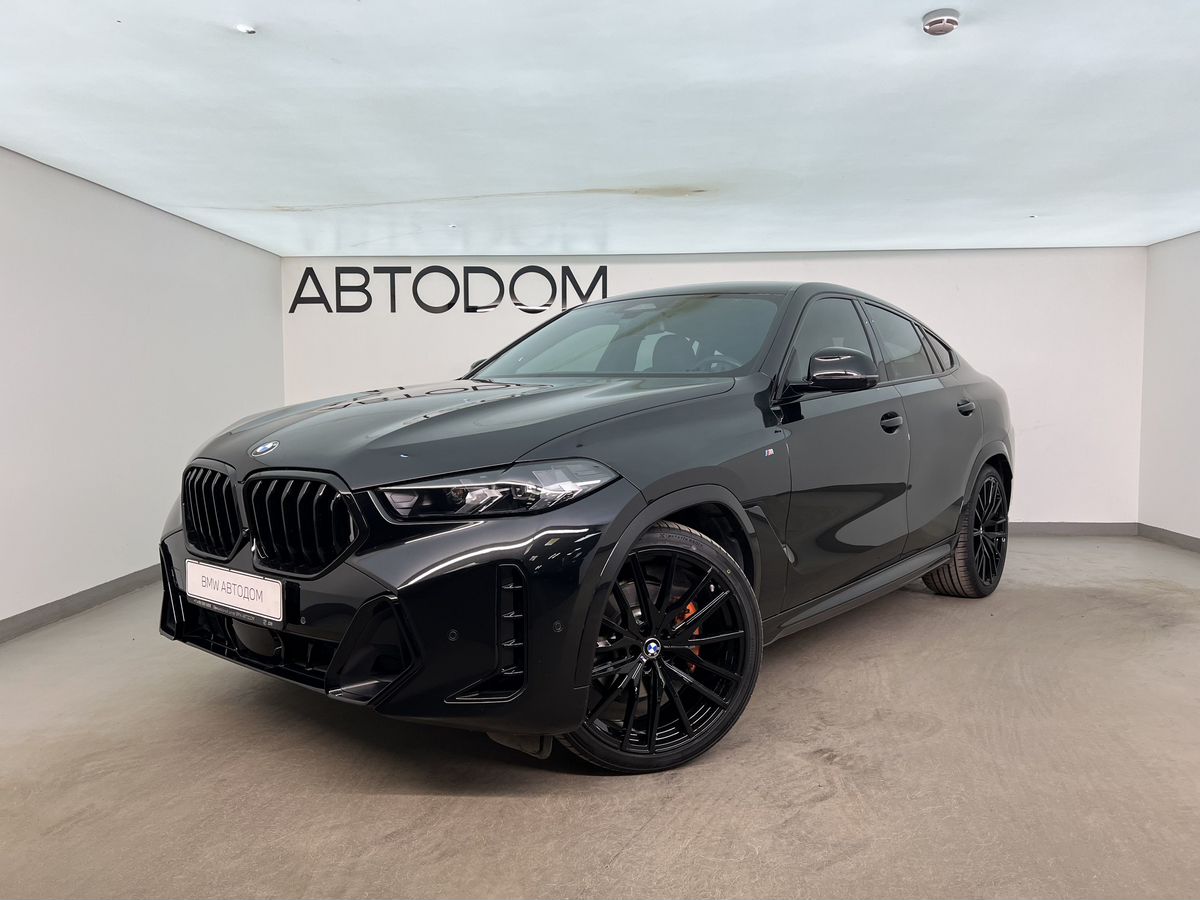 BMW X6 III (G06) [рестайлинг] 2.0 AT 4WD (258 л.с.) Base Чёрный 2024 с пробегом 36 729 км