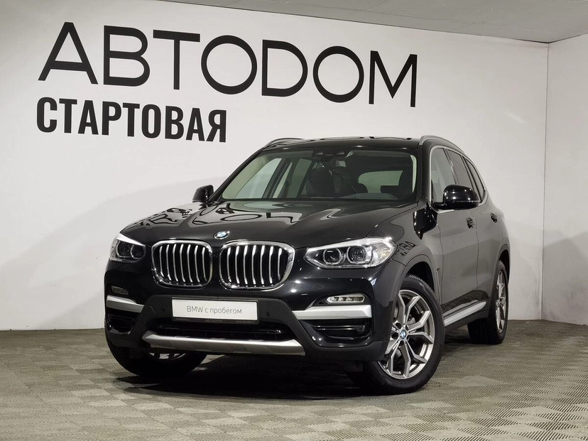 Автомобиль BMW X3 III поколение (G01) 2.0d AT 4WD (190 л.с.) Base Чёрный 2020 с пробегом 58 907 км
