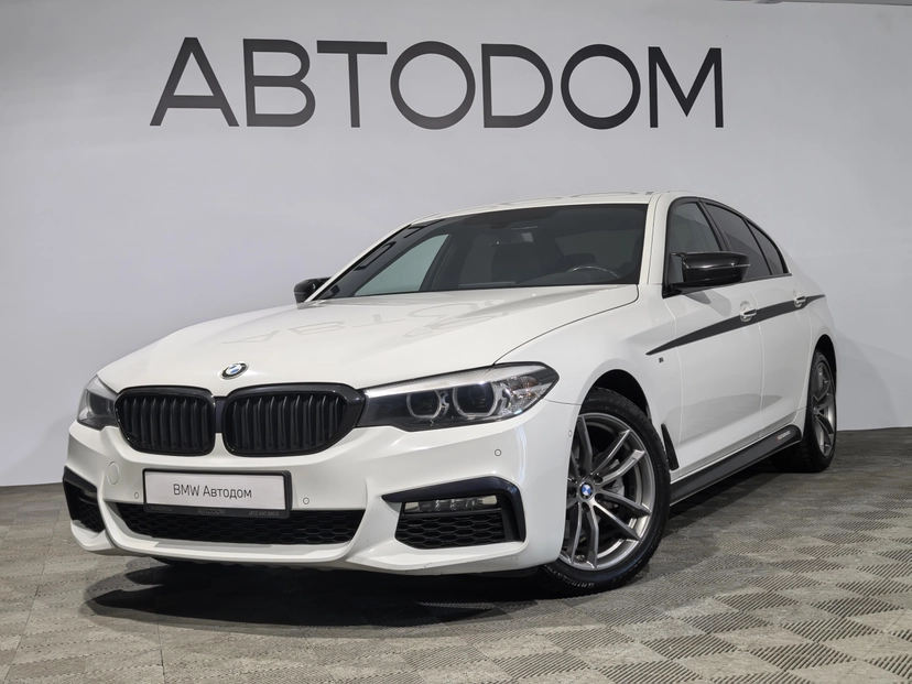 Автомобиль BMW 5 серии VII поколение (G30/G31) 520 2.0d AT 4WD (190 л.с.) M Sport Белый 2018 с пробегом 134 978 км