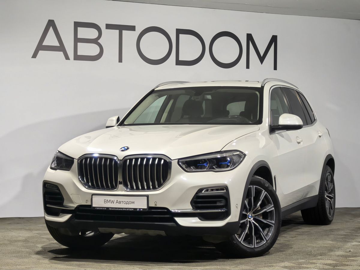 Автомобиль BMW X5 IV поколение (G05) 3.0d AT 4WD (249 л.с.) Exclusive Белый 2019 с пробегом 66 320 км