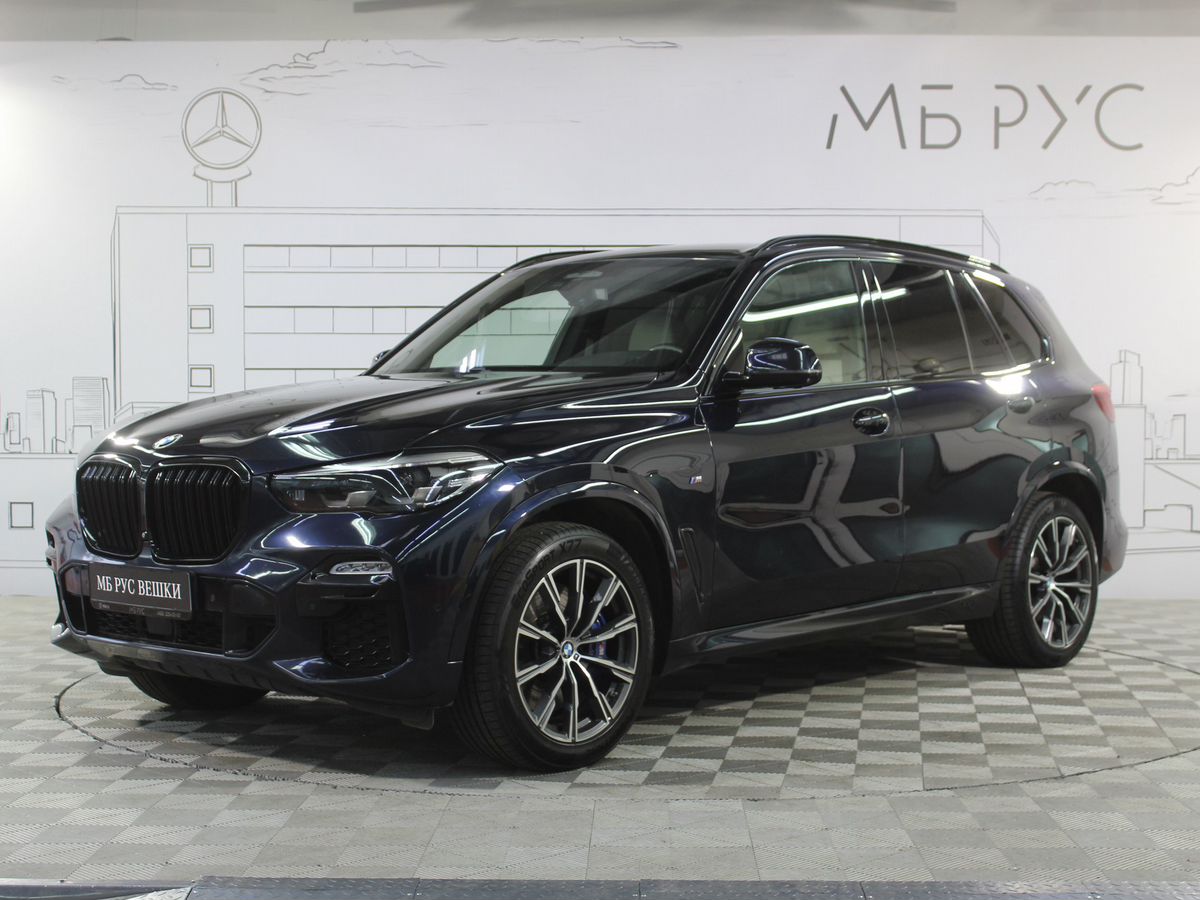 BMW X5 IV поколение (G05) 3.0d AT 4WD (265 л.с.) M Sport Чёрный 2019 с пробегом 164 227 км