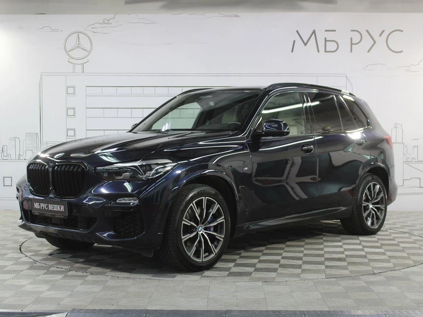 BMW X5 IV поколение (G05) 3.0d AT 4WD (265 л.с.) M Sport Чёрный 2019 с пробегом 164 227 км