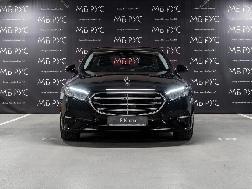Автомобиль Mercedes-Benz E-Класс VI поколение (W214/S214) 2.0d AT 4Matic (197 л.с.) Base Чёрный 2024 с пробегом 9 900 км