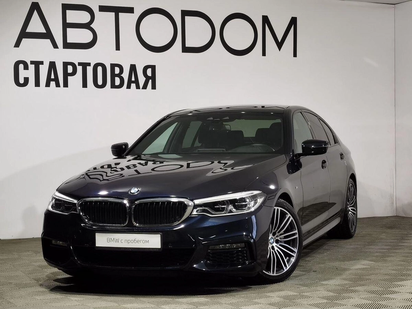 Автомобиль BMW 5 серии VII поколение (G30/G31) 520 2.0d AT 4WD (190 л.с.) M Sport Чёрный 2019 с пробегом 26 361 км