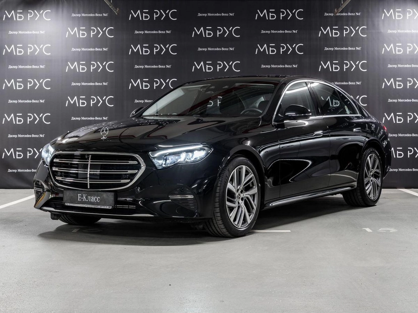Автомобиль Mercedes-Benz E-Класс VI поколение (W214/S214) 2.0d AT 4Matic (197 л.с.) Base Чёрный 2024 с пробегом 9 900 км