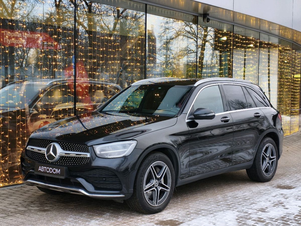 Автомобиль Mercedes-Benz GLC I (X253) [рестайлинг] 300 2.0d AT 4Matic (245 л.с.) Sport Чёрный 2019 с пробегом 137 674 км