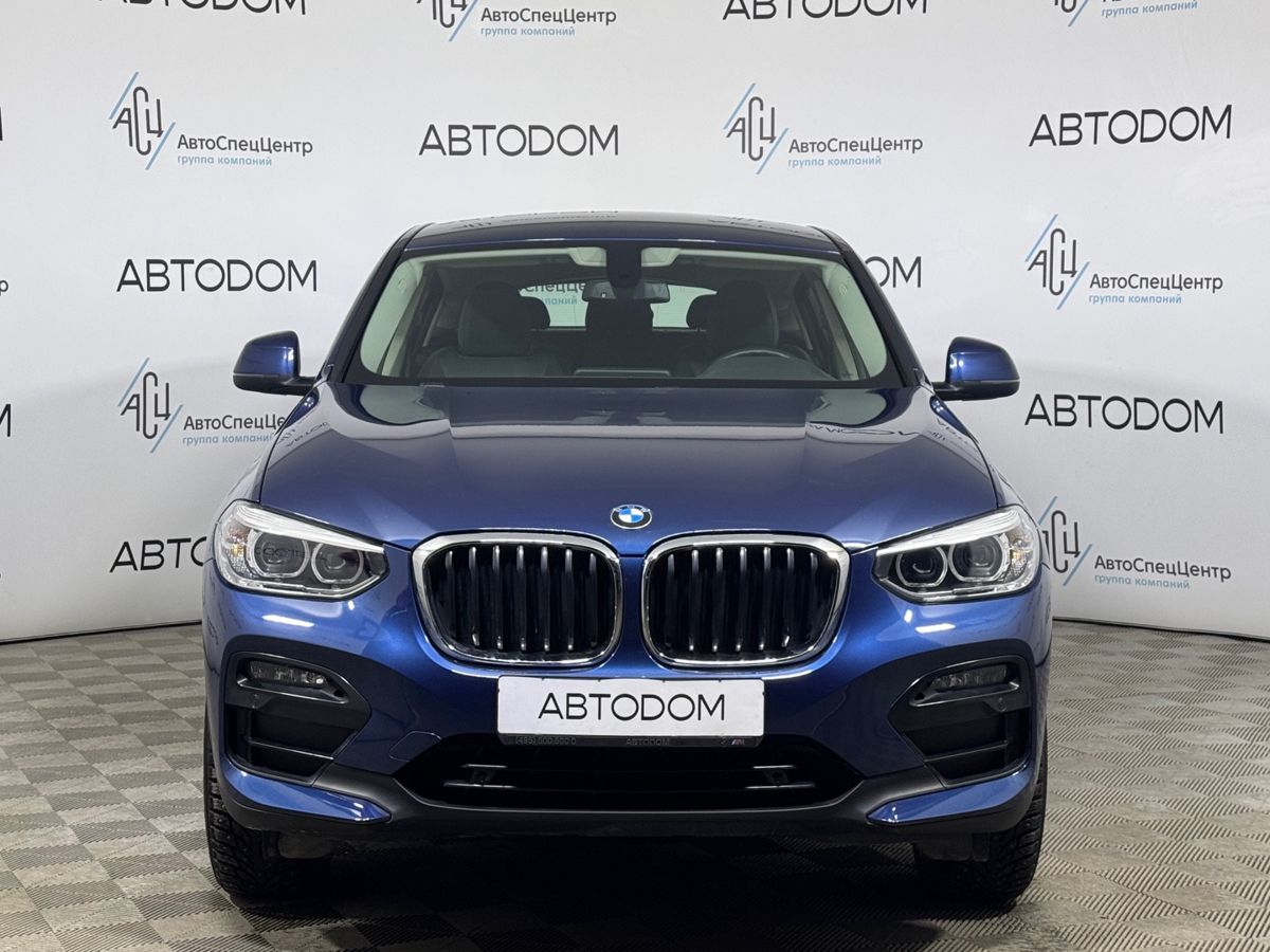 Автомобиль BMW X4 II поколение (G02) 2.0 AT 4WD (184 л.с.) Lifestyle Синий 2020 с пробегом 31 999 км