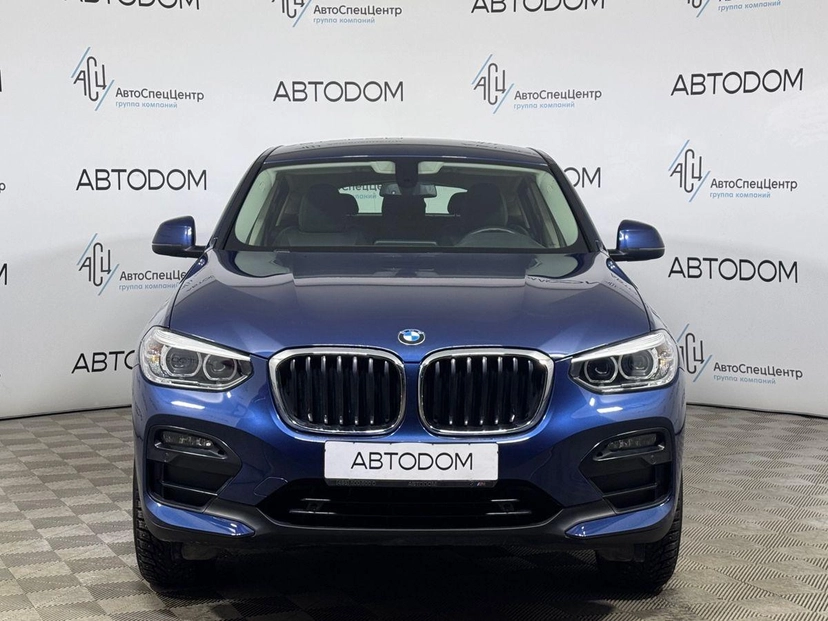 Автомобиль BMW X4 II поколение (G02) 2.0 AT 4WD (184 л.с.) Lifestyle Синий 2020 с пробегом 31 999 км