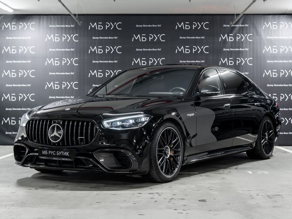 Автомобиль Mercedes-Benz S-Класс AMG IV поколение (W223) 4.0hyb AT 4Matic (802 л.с.) AMG Чёрный 2024 с пробегом 21 000 км